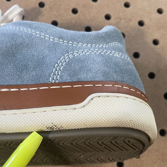 Allen Edmonds Porter Derby Suede Sneakers Shoes Portugal Blue Size 8.5 D Men